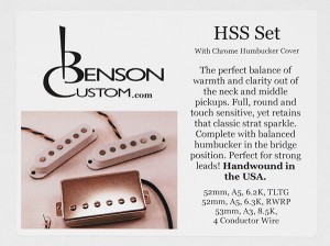 [Benson Custom] H-S-S (Chrome, 53mm, Short) Set