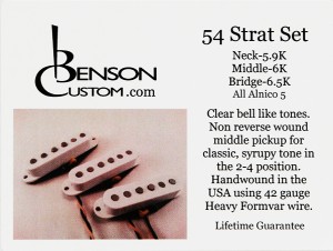 [Benson Custom] 54 Strat Set (S-S-S)