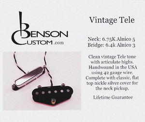 [Benson Custom] Vintage Tele Set