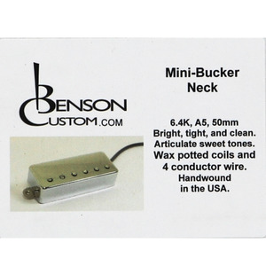 [Benson Custom] Mini-Bucker Neck