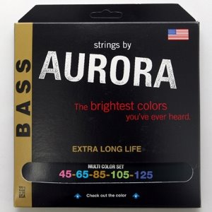[Aurora] 5 String Bass 45-125 Multi-colored