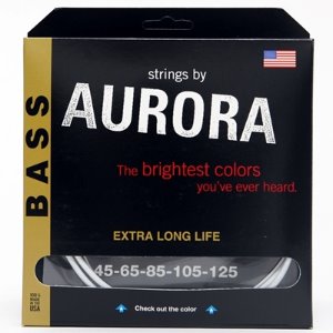 [Aurora] 5 String Bass 45-125 White