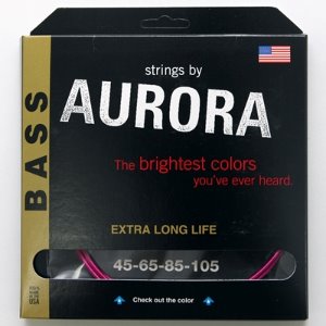 [Aurora] 4 String Bass 45-105 Pink