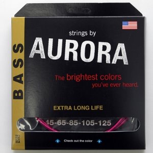 [Aurora] 5 String Bass 45-125 Pink