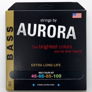 [Aurora] 4 String Bass 45-105 Multi-colored