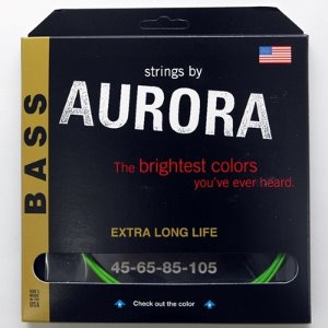 [Aurora] 4 String Bass 45-105 Lime