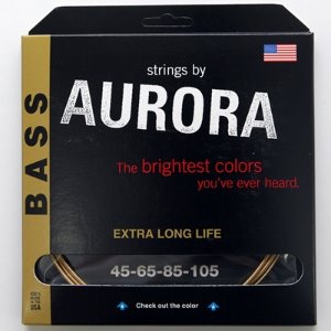 [Aurora] 4 String Bass 45-105 Gold