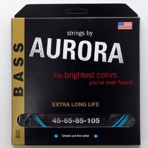[Aurora] 4 String Bass 45-105 Aqua
