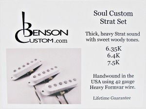 [Benson Custom] Soul Custom Strat Set (S-S-S)